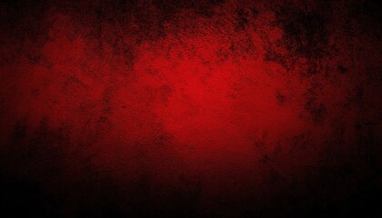 Vibrant Dark Red Abstract Artwork on a Rough, Grungy Black Background, Showcasing Modern Design Elements with Texture and Contrast