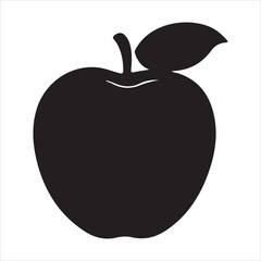 SET OF VECTOR VARIOUS APPLE SILHOUETTES