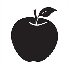 SET OF VECTOR VARIOUS APPLE SILHOUETTES