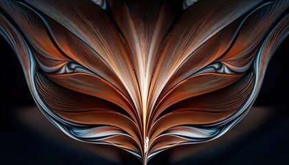 Striking Abstract Artwork from Fractal Textures Exploring Vibrant Geometries and Intricate Patterns, Embracing the Complexities of Frsctal Art