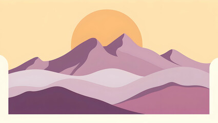 Mountain Landscape with River