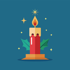 illustration of a candle