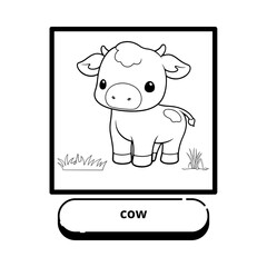 colorful cow picture