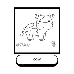 colorful cow picture