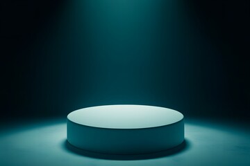 empty stage with spotlight