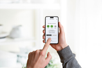 Smartphone screen shows a delivery tracking app with features like 'Order Status,' 'Packed,' 'In Transit,' 'Delivered,' and options to 'Track on Map' or 'Easy Returns
