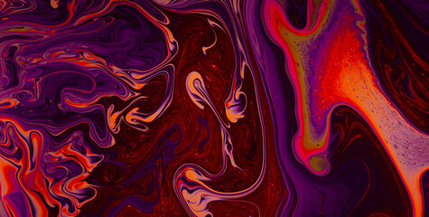 Fototapeta premium A Painting of Water, Texture, and Grunge Art Patterns