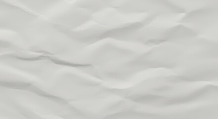 Obraz premium A high-resolution close-up of a white paper with a wrinkled texture
