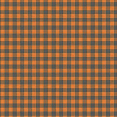 gingham orange and gray checkered pattern background