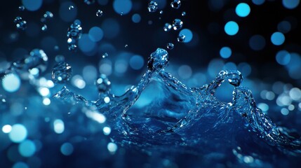 blue water. blur backgrounds.