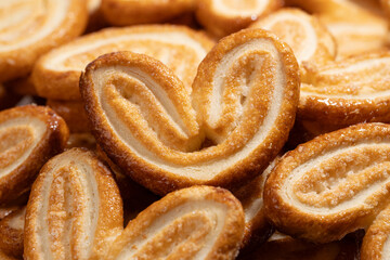 Dessert. Puff pastry cookies