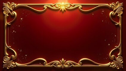 Gothic Fantasy Frame with Luminous Effects