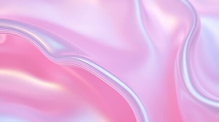 Obraz premium pink silk background. wave fabric background