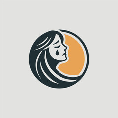 Sad Girl Logo