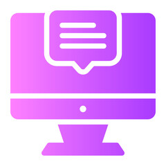 communications gradient icon
