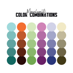 Trendy Monochromatic Color Combinations Collection