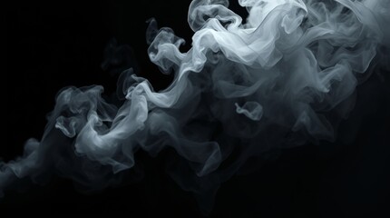 Fototapeta premium smoke on black background