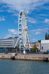 The SkyWheel in Helsinki at the waterfront