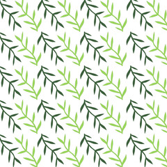 Naklejka premium NATURAL SPRING LEAVES PATTERN TEXTURE BACKGROUND VECTOR