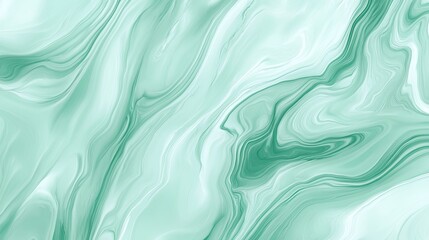 Obraz premium Abstract green marble texture with swirls and veins creating a calming effect