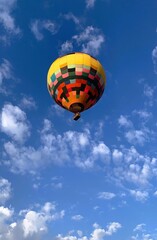 hot air balloon in the sky