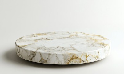 Elegant Round Marble Display Stand