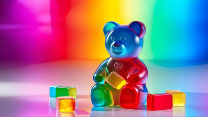 Jelly gummy bear