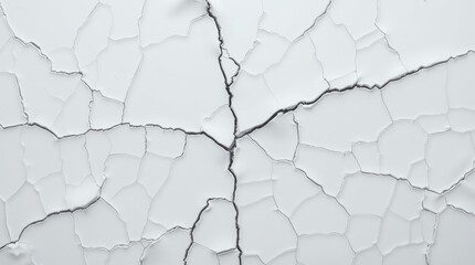 white wall crack texture background