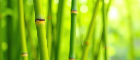 Golden Bamboo Top View - Stunning Nature Photography