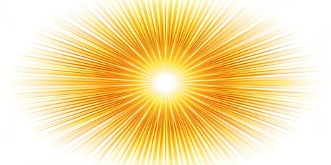 Fototapeta premium Bright Yellow Sunburst