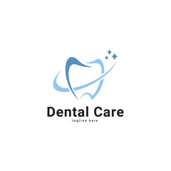 Modern and elegant dentist logo. Dentist logo vector design.