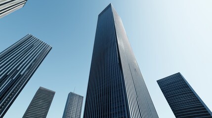 Obraz premium Modern Skyscraper in City