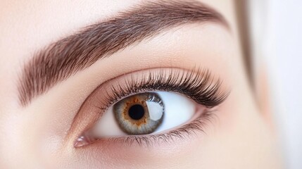 Captivating Close up of Refined Feminine Beauty