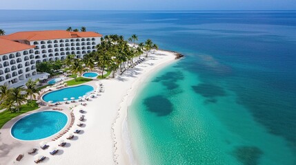 Luxury Beach Resort in the Caribbean