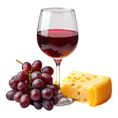 Savoring wine and cheese pairing with grapes gourmet picnic setup indoor relaxation close-up