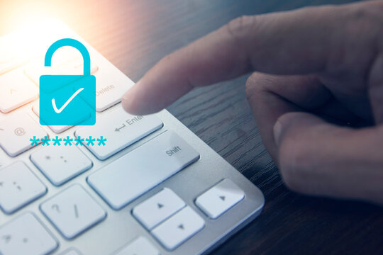 authentication digital key and privacy management policy for cyber security , security awareness concept