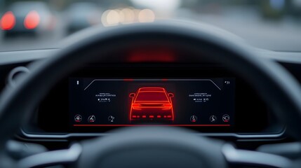 Digital Dashboard Interface Responding to User's Gaze with Intuitive Hands-Free Navigation Options