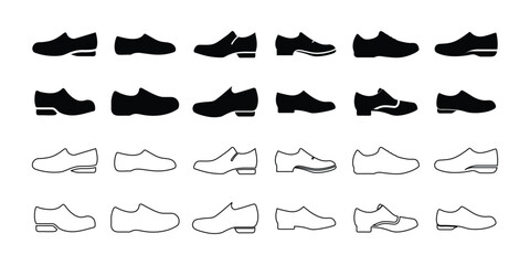 shoes Icons Set