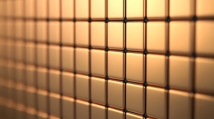 Fototapeta premium Shimmering Metallic Grid Backdrop with Soft Gradient for Copy Space