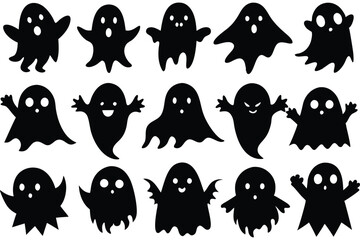 halloween ghost vector illustration