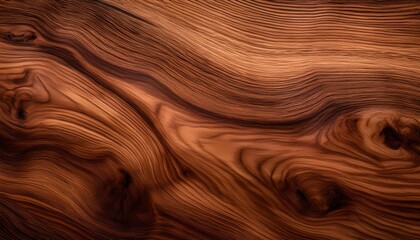 Authentic Walnut Wood Grain Texture Closeup View Showcasing Detailed Patterns and Rich Hues, Ideal for Woodworking Projects and Design Inspiration