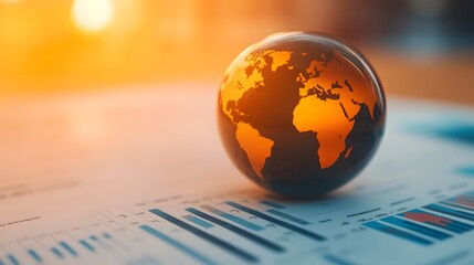 Glass Globe Reflecting Light on Export Strategy Document