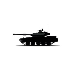 Fototapeta premium russian tank isolated