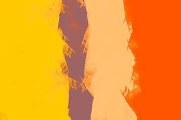 Fototapeta premium Vibrant colors blend together in abstract artwork showcasing warmth and energy of a creative process during daytime