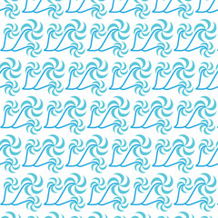  Seamless pattern with flowers

