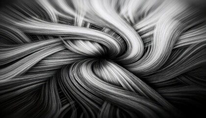 Striking Black and White Abstract Finger Swirl Texture A Mesmerizing Display of Artistic Movement and Monochromatic Beauty