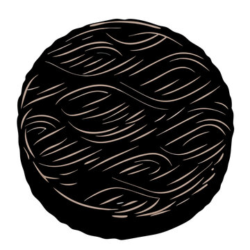 Pemplate with a round button with wooden texture vector illustration (2)