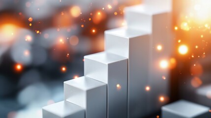 Conceptual Staircase Symbolizing Business Growth and Career Advancement