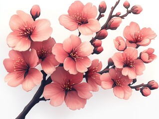 Flower Petal Branch Pink Blossom Twig Plant stem Cherry blossom Pedicel Floral design