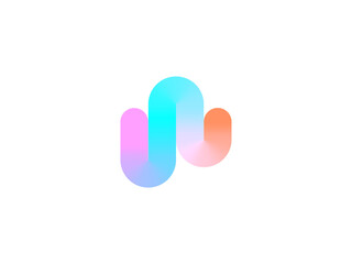 modern w letter logo